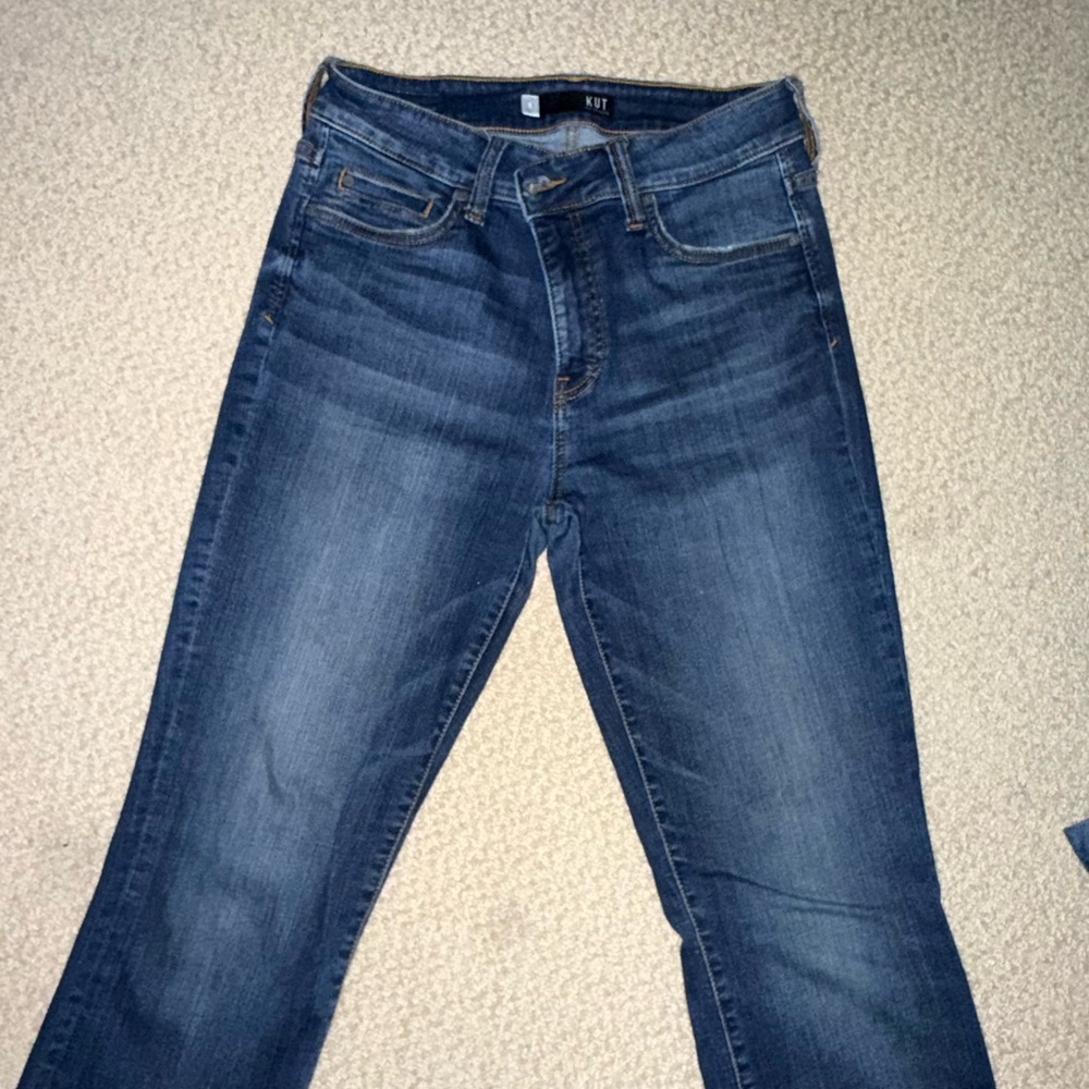 Dark Blue Kut from Cloth- Natalie Fab Ab Boot Cut Denim Jeans